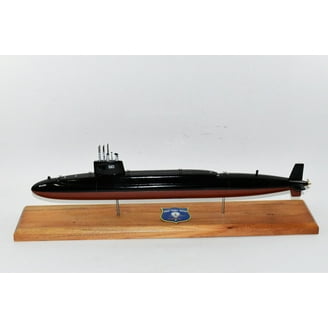 USS Columbia SSN-771 Submarine Model, 20 inch, Black Hull