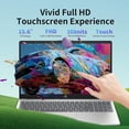 thumbnail image 4 of HP Flagship Touchscreen Laptop for Business - 15.6" FHD IPS Touchscreen, Intel Core i7 1355U, Intel Iris Xe Graphics, Windows 11 Pro, Recolx AI Voice Recorder, Wi-Fi 6, 16GB RAM + 512GB SSD, 4 of 7