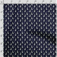thumbnail image 3 of Soimoi Llama Alpaca Print, Velvet Fabric, Decor Sewing Fabric by The Yard 54 Inch Wide,Decorative Fabric for Upholstery and Home Accents, Navy Blue, 3 of 5