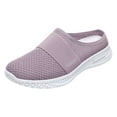 thumbnail image 3 of IUJSOY Walking Shoes Women Soft Sole Sneakers Slip on Mules Shoes Slides for Women Casual Flats, 3 of 6