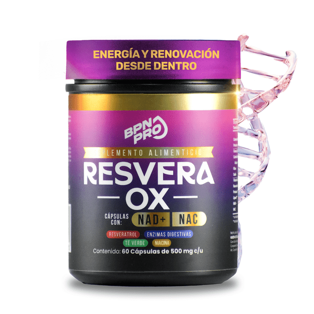 Resveratrol Antioxidantes Te Verde Niacina Enzimas BPN PRO