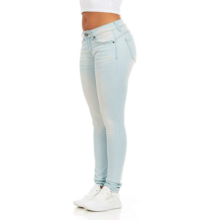 Cute Teen Girl Denim Jeans for Teen Girls Juniors Mid Rise Slim Fit  Stretchy Skinny Jeans Size 13/14 Baby Blue