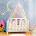 thumbnail image 4 of Dosel para Cama MOOZHEALTH Arcoíris para Niñas Princesa con Estrella y Luna, 4 of 6