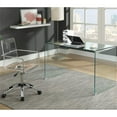 thumbnail image 7 of Coaster Highsmith Contemporary Clear Bent Glass Writing Desk, 7 of 7