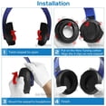 thumbnail image 4 of Earpad + Head Compatible with Sony Playstation Gold Wireless/PS4/PS3/PSV Gold Wireless Headphone Ear Pad, 4 of 5