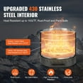thumbnail image 4 of Outdoor Smokeless Fire Pit Stove Bonfire, 15.8 Inch Dia Stainless Steel Wood Burning Firepit for Camping, Backyard, and Patio Use, 4 of 10