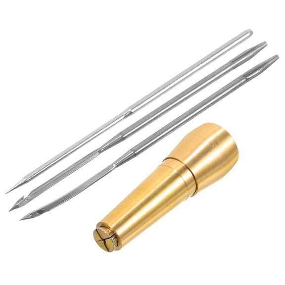 Masteelf 1 Set Sewing Awl for Shoe Repair Golden Color for Adults