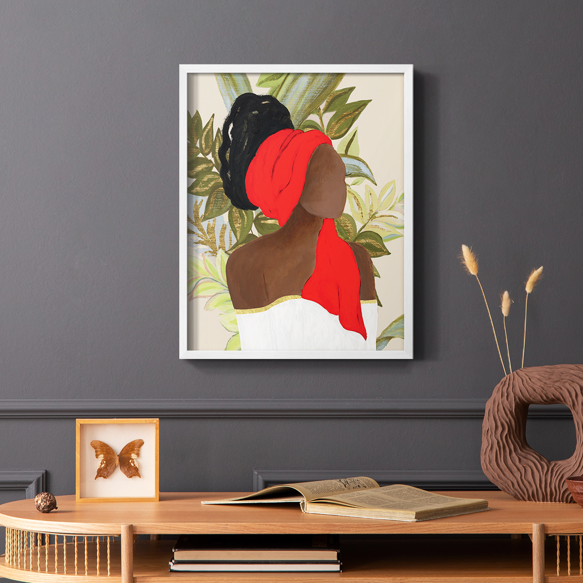 All That Beauty I in Paper Solid Wood 11 x 14 Framed Print