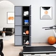 thumbnail image 5 of MIIIKO 71" Metal Locker Steel Storage Cabinet with 4 Doors for Office School Gym Metal Storage Locker Cabinets for Employees Students Steel Locker, 5 of 8