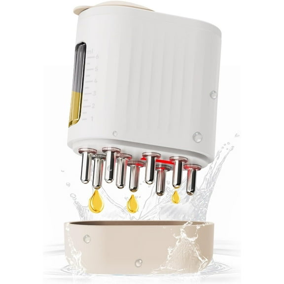 Hair Oil Applicator and Scalp Massager 2 in 1, Electric Scalp Massager Brush Scalp Applicator Head Massager for Hair Growth Fluid Essential Oil Serum Treatment Rolling Ball Upgrade