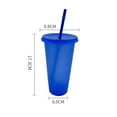 thumbnail image 2 of Reusable Sequined Glitter Cups With Lids Straws Tumblers Cup For Adults And Kids, 2 of 2
