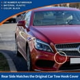 thumbnail image 3 of Unique Bargains Front Car Bumper Tow Hook Cover Cap Black for Mercedes-Benz CLS W218 2015-2018 No.A2188850626, 3 of 6
