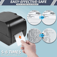 thumbnail image 3 of CR80 Cleaning Cards, Dual Side Card Reader Cleaner, POS Swipe Terminal Cleaning Cards -CR80 Card Chip Cleaner (30PCS), 3 of 7