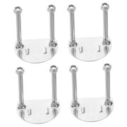 Hemoton 4pcs Roller Skate Plate Accessories Universal Double Row Skate Base For Men Women Roller Skating And Drift Skates Repair