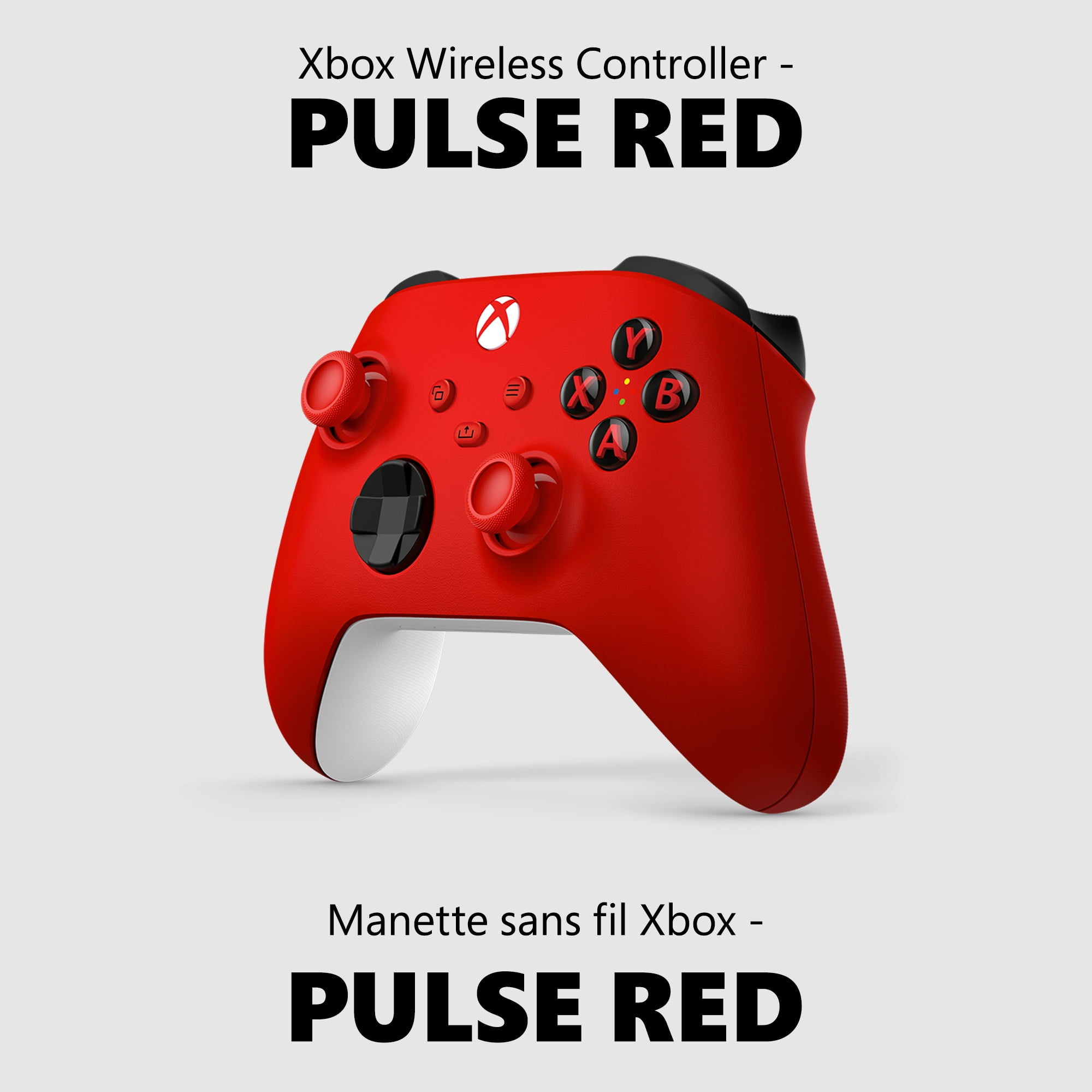 Manette sans fil Xbox - Pulse Red pour Xbox Series X|S, Xbox One et appareils Windows