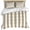 Multicolor, variant on Pink Striped Duvet Cover Set, Modern Farmhouse Pink White Stripes Soft Duvet Cover California King Bedding Set 4 Pieces, 1 Quiltcover and 2 Pillowcases with Zipper, 1 Bed Sheet for All Seasons