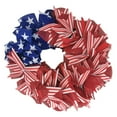 thumbnail image 2 of PALIFEUR 4th of July Wreath, 15.75 Inch Patriotic Wreaths for Front Door, Artificial Floral Door Wreaths Decorations for Memorial Day Independence Day Veterans Day, Red Blue White, 2 of 5