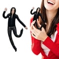 thumbnail image 6 of Michael Poseable Plush Doll – 11 Inch Soft Stuffed Figure with Wireframe, Bendable Pop Star Doll for Desk Display, Collectible Music Gift for Fan,1Pcs, 6 of 9