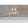thumbnail image 3 of HeartsAndYou 2ct Natural Peach Morganite & Diamond Ring 100% 14k SOLID Yellow Gold Accent, 3 of 9