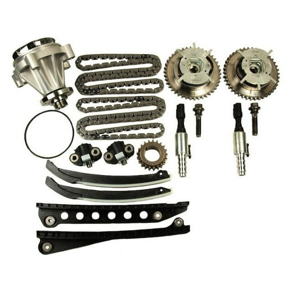 Timing Chain Kit and Water Pump - Compatible with 2005 - 2006, 2009 - 2014 Ford Expedition 5.4L V8 2010 2011 2012 2013