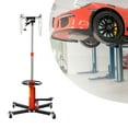 thumbnail image 7 of C0000J Transmission Jack High Lift 1660 Lbs Telescopic 2 Stage Hydraulic Ram Transmission Floor Jack 360° Swivel Wheel Lifting Range 32" - 70", 7 of 7