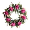thumbnail image 1 of Spring Peony Wreath Simulation Spring Wreath Flower Door Wall Hanging Home Decoration Mother‘s Day Easter Gate Fence Decoration Wreath Spring Gardening Decorations for Easter 13.7 Inch, 1 of 4