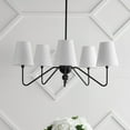 thumbnail image 4 of JONATHAN Y Skylar 32" 5-Light Classic Minimalist Iron Inverted Gourd LED Chandelier, Black, JYL7912A, 4 of 9