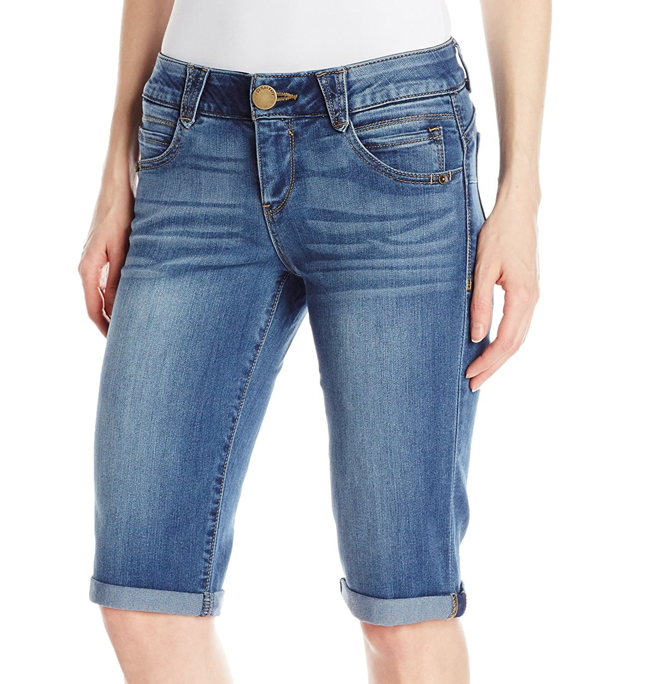 women's democracy jean shorts