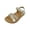 silver, variant on Link Girls' Cross-Strap Sandals Color: silver Size: 5 toddler
