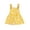 Yellow, variant on Bagilaanoe Toddler Baby Girl Summer Jumpsuit Shorts Sleeveless Daisy Romper Overalls 6M 12M 18M 24M 3T 4T Kids Short Pants Summer Clothes