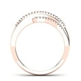 thumbnail image 5 of aaXia 10K Rose Gold 1/10ct TDW Diamond Fashion Ring, 5 of 5