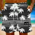 thumbnail image 5 of HAPIMO Mens Trends Pocket Swim Trunks Summer Swimwear Hawaii Tropical Print Trousers Holiday Beach Pants Board Shorts Quick Dry Elastic Drawstring Bathing Suits Rollbacks Gray XXXL, 5 of 9