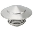 thumbnail image 1 of Bouchon de Cheminée Rond en Acier Inoxydable Antirouille pour Extérieur, 1 of 7