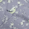 thumbnail image 1 of oneOone Rayon Grayish Purple Fabric Rooster Cock Craft Projects Decor Fabric Printed By The Yard 56 Inch Wide, 1 of 4