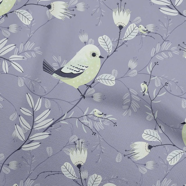 oneOone Rayon Grayish Purple Fabric Rooster Cock Craft Projects Decor Fabric Printed By The Yard 56 Inch Wide