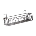 thumbnail image 3 of Estante de pared para baño, estante colgante de pared, organizador de ducha, organizador de almacenamiento de cocina resistente para lavandería de Negro, 3 of 8