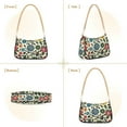 thumbnail image 7 of FORMRS Womens Shoulder Bag with Chain Strap Clutch Purse Cute Tote Handbag, Vibrant Floral, 7 of 7