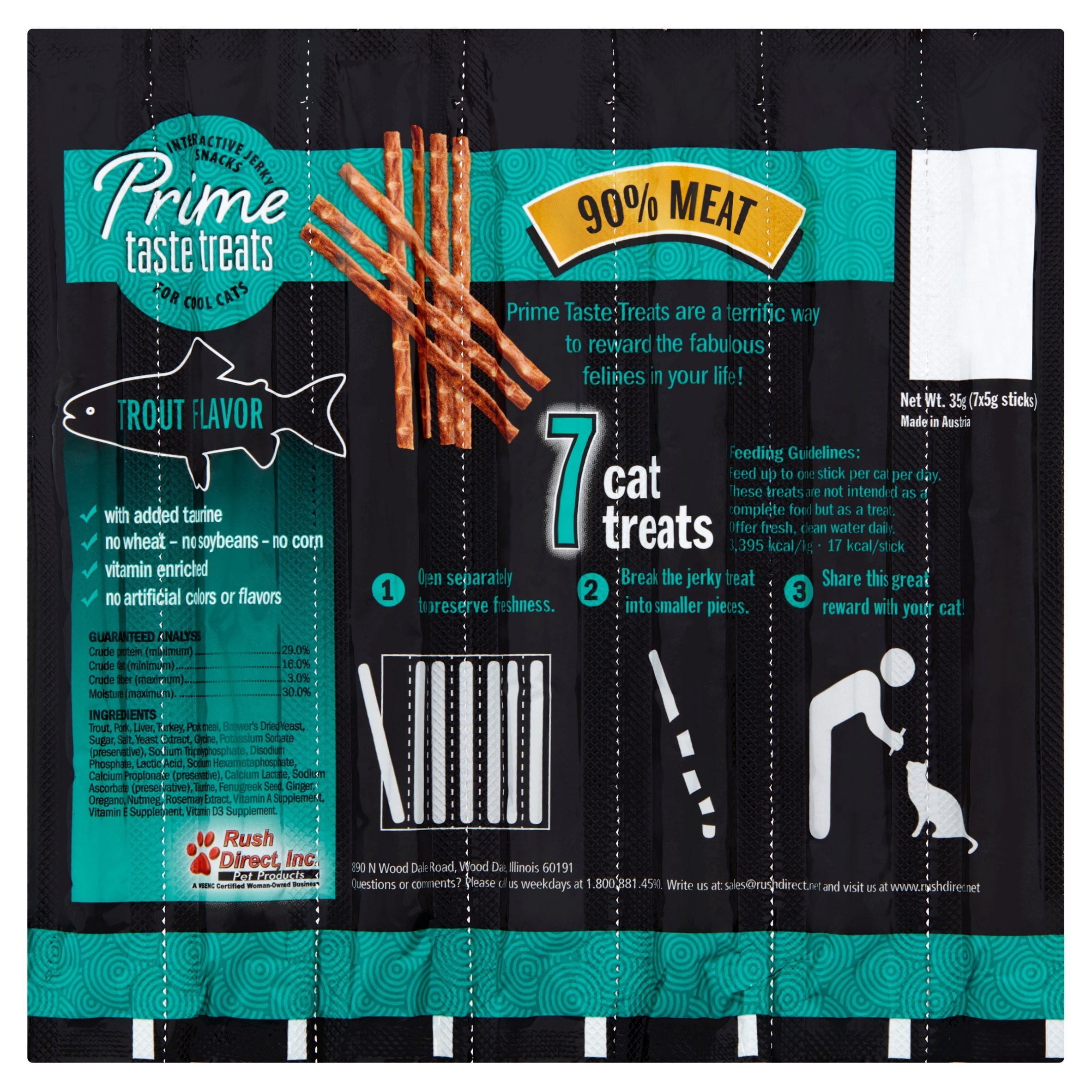 Prime Taste Treats Trout Flavor Cat Treats