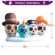 thumbnail image 4 of DomKom Decoraciones inflables para Halloween, Día de Los Muertos, Calaveras de Catrina del Día de los Muertos de 8 pies, LED incorporados para fiestas navideñas, jardín, césped, patio, decoración de p, 4 of 5