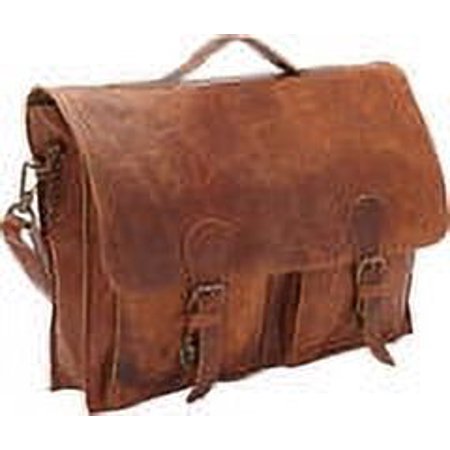 UPC: 0700254110721 | Sharo Soft Leather Laptop Messenger Bag and Brief