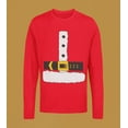 thumbnail image 5 of Old Glory Mens Santa Claus Costume Long Sleeve T Shirt, 5 of 6