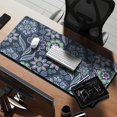 thumbnail image 2 of Long Mouse Pads for Desk,Pioneer Flower Floral Print Pattern Desk Mats on Top Of Desks, Desk Mouse Pad Extra Large with 3mm Non-Slip Base and Stitched Edge for Gaming,Office,Work,Home 35.4"x15.7", 2 of 6