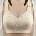thumbnail image 2 of Darzheoy Wire-Free Bra for Women Solid Color Comfortable Hollow Out Perspective Bra Underwear No Rims Sport Bras 42/95BC, 2 of 4