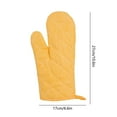thumbnail image 3 of Qnjujn Oven Mitts, Long Arm Extended Length Heat Resistant Gloves for Baking and Grilling, Anti Scalding Thermal Protection with Secure Grip, Kitchen Safety Mittens for Hot Pans Trays, 3 of 6