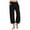 Black, variant on EDFBUYKRS Female Women Pants Casual Plus Size Wide Leg Pants Petite Women Wide Leg Casual Pants with Pockets Lightweight High Waisted Drawstring Trousers Xl