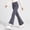 A23 Gray, variant on Girls' Flare Pants High Waisted Bell Bottom Trousers Slim Fit Stretchy Casual Lounge Pants Comfortable School Everyday Wear Basic Leggings Bottoms