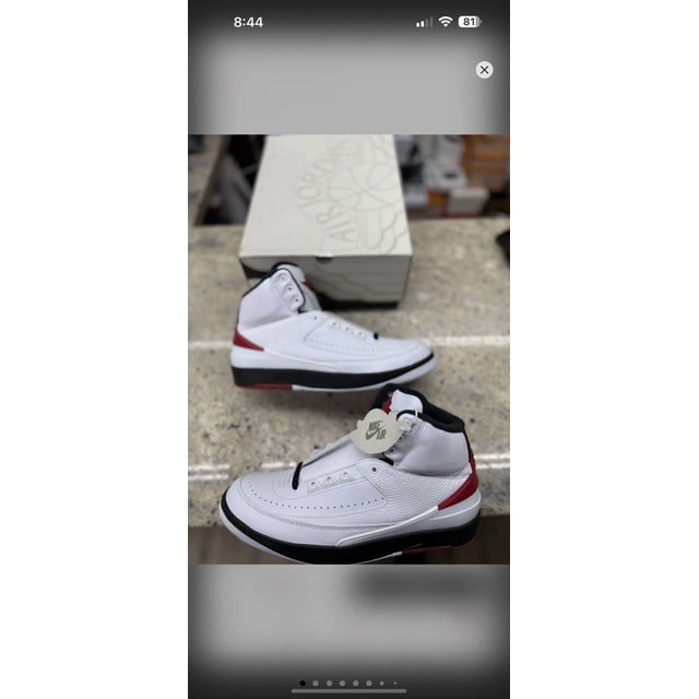 Ni - ke Ni - ke Air Jordan 2 OG Sz 12 Chicago 2022 Retro DX2454- 106