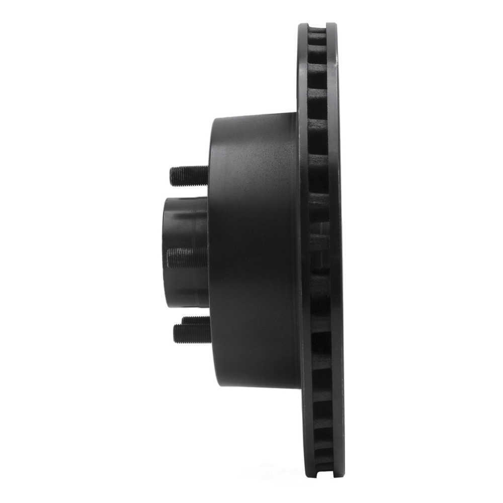 Dynamic Friction Company 633-40068L DFC Brake Rotor - Drilled And Slotted - Black