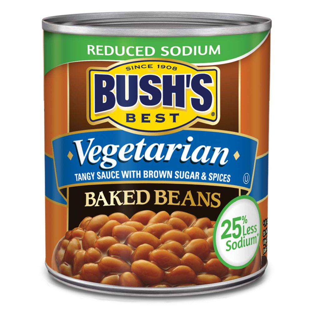 BUSH'S BEST Vegetarian Baked Beans, 16 Ounce Can Canned Beans, Baked