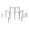 thumbnail image 1 of Wosthever Soporte de acrílico para cosméticos, estante de almacenamiento para postres, soporte transparente para juguetes de aperitivos, adorno para Decoración del hogar Claro, 1 of 6